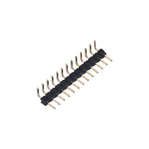 2.54mm pin header right angle gold plated customized waterproof shenzhen factory pin header